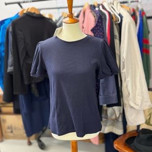 NWT lovely navy top